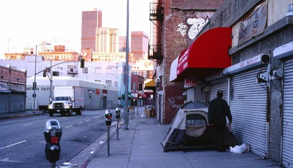 Homeless Tent in Los Angeles