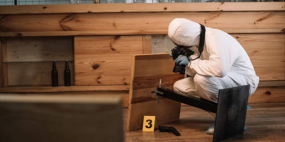 forensics at unattended death scene