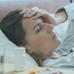 Woman experiencing fever | Eco Bear