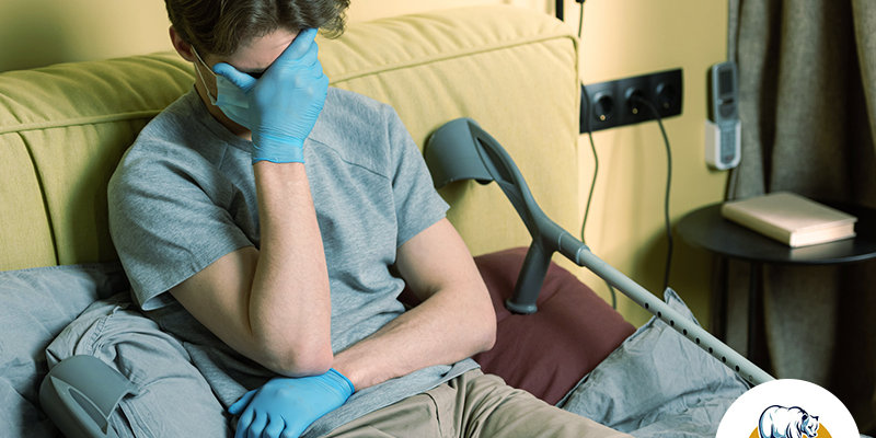 Young People and Complications From COVID Virus in Suicide Postvention young person with COVID complications